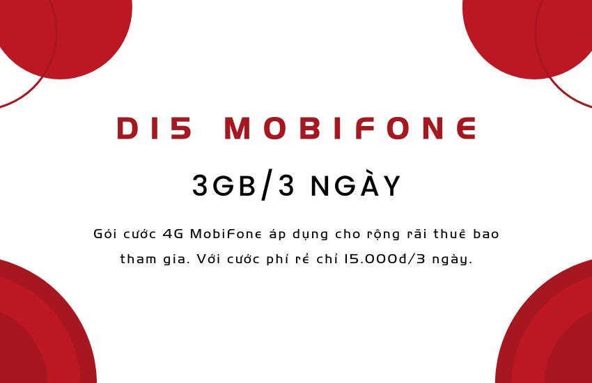 goi d15 mobifone